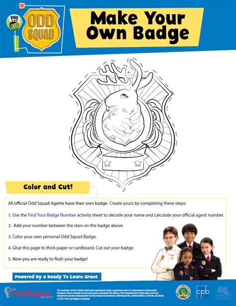 Printable Odd Squad Badge