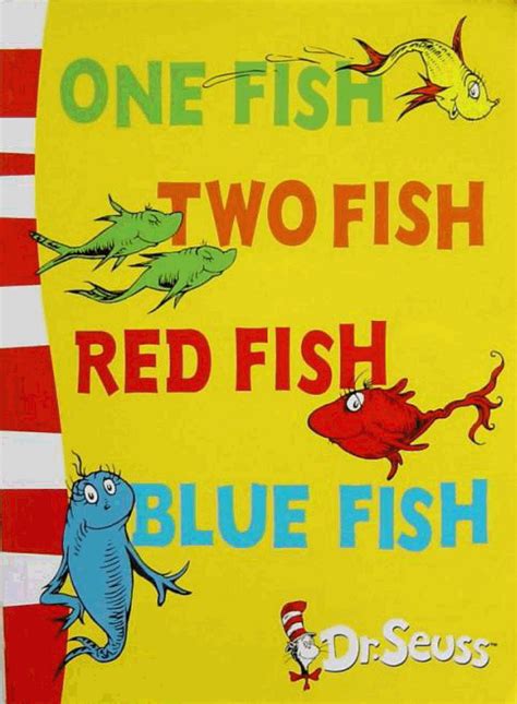 Printable One Fish Two Fish Red Fish Blue Fish