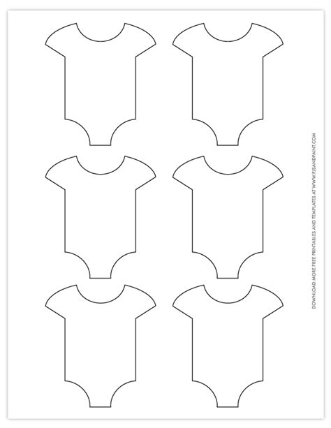 Printable Onesie Template