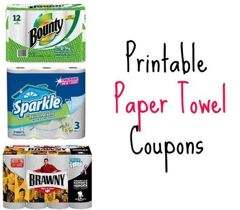 Printable Paper Towel Coupons
