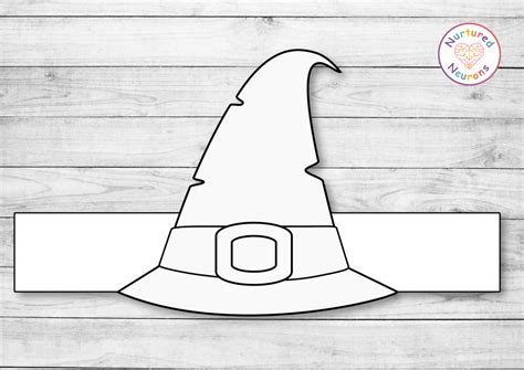 Printable Paper Witch Hat Template
