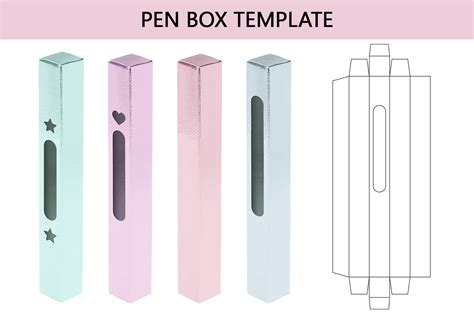 Printable Pen Box Template
