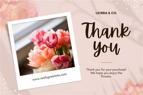 Printable Personalized Thank You Cards