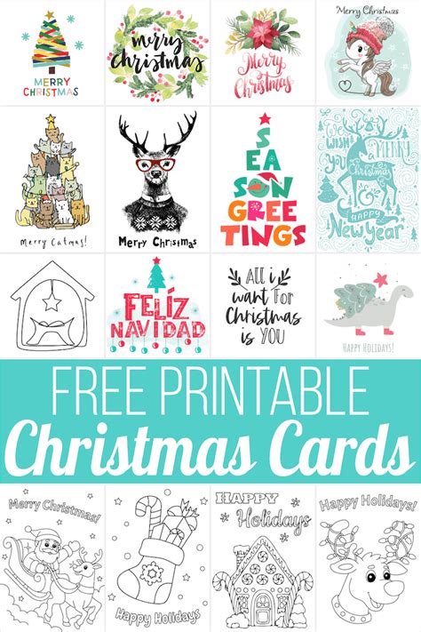 Printable Picture Christmas Cards