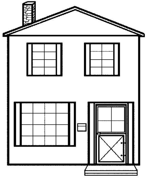 Printable Picture Of A House