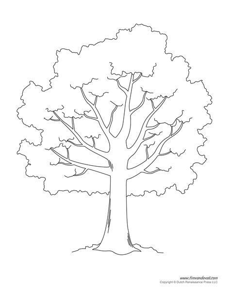 Printable Picture Of A Tree