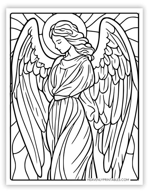 Printable Pictures Of Angels To Color