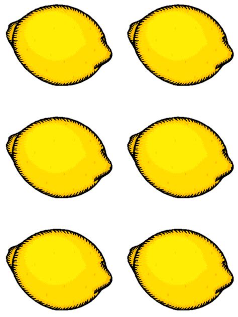 Printable Pictures Of Lemons