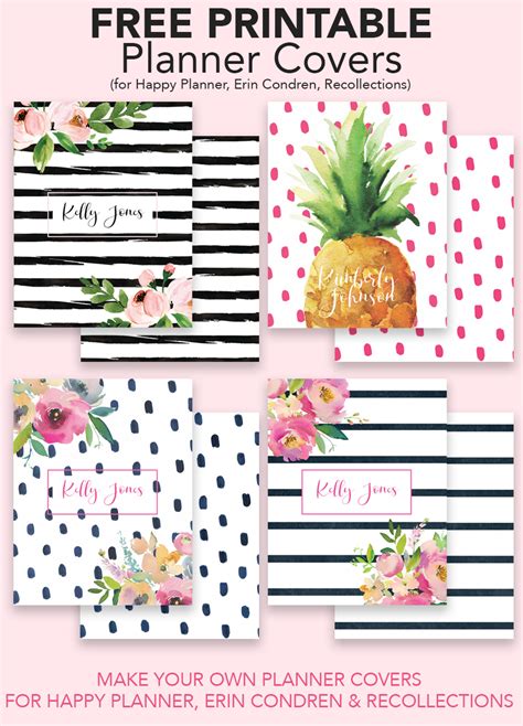 Printable Planner Cover