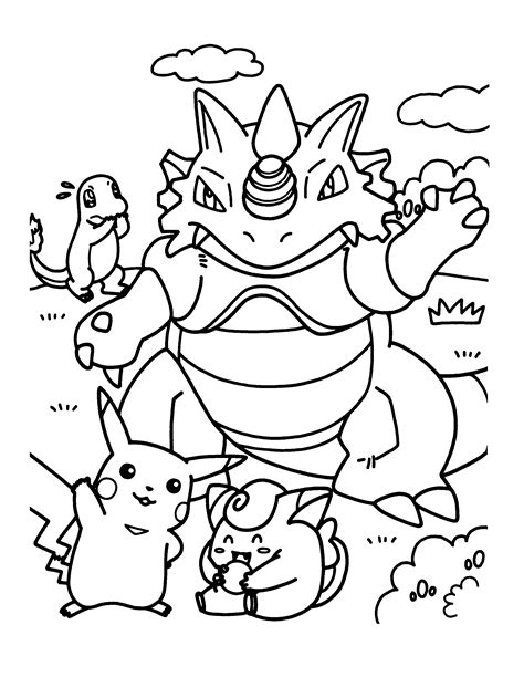 Printable Pokemon Colouring Pages