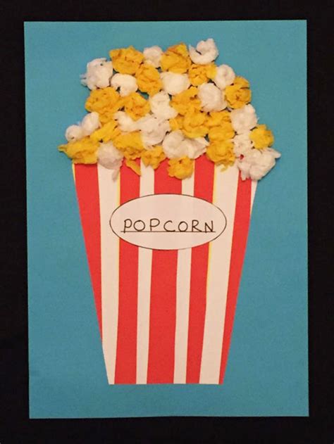 Printable Popcorn Craft