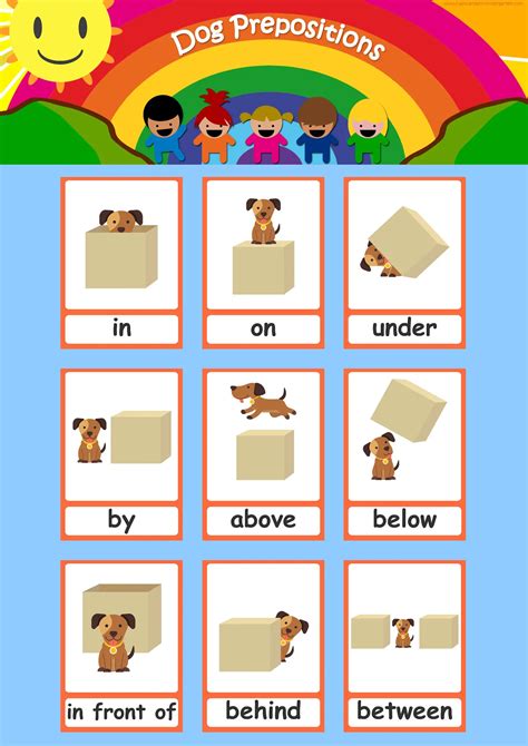 Printable Preposition Cards