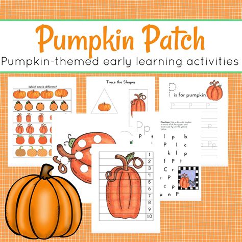 Printable Pumpkin Activities