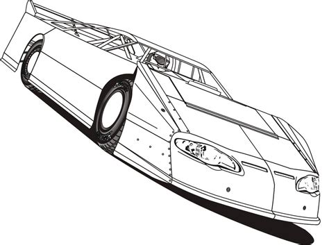 Printable Race Car Coloring Sheets