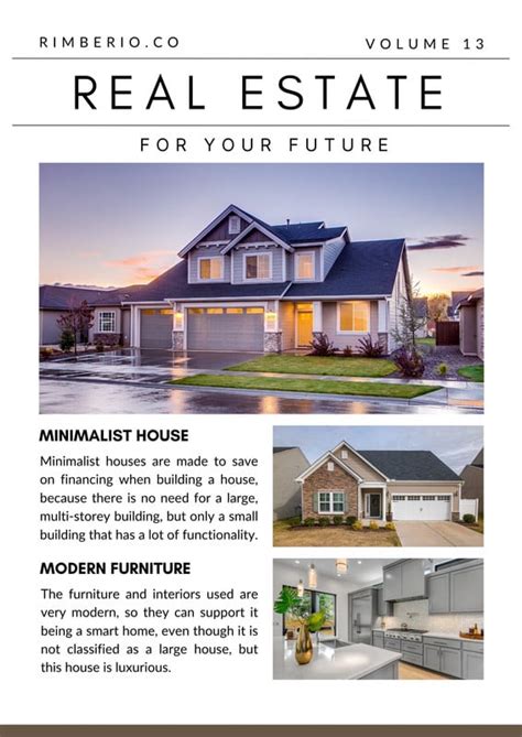 Printable Real Estate Newsletter Templates