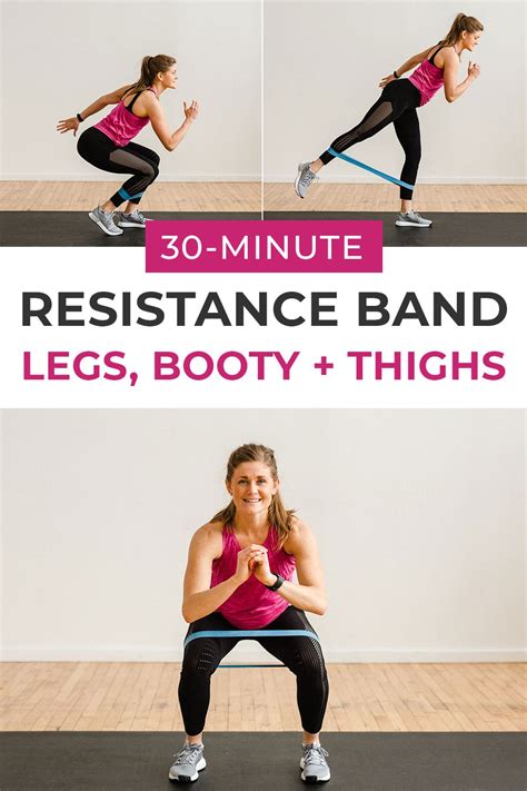 Printable Resistance Band Leg Workouts