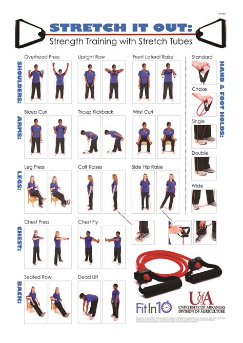 Printable Resistance Tube Exercises