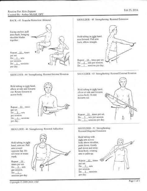 Printable Rotator Cuff Exercises Pdf