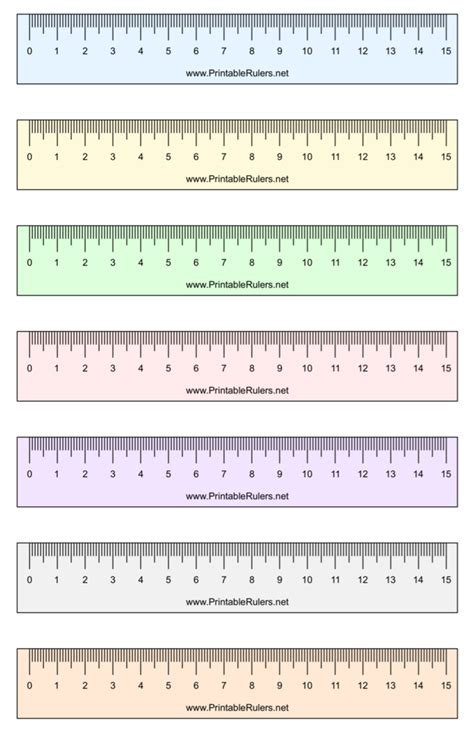 Printable Rulers