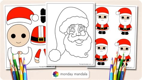 Printable Santa Outline