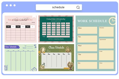 Printable Schedule Making App Free