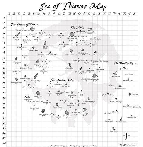 Printable Sea Of Thieves Map