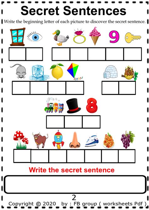 Printable Secret Message Worksheet