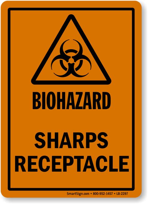 Printable Sharps Container Label