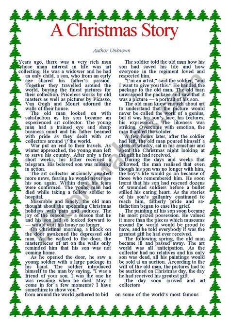 Printable Short Christmas Stories