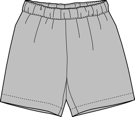 Printable Shorts Template Pattern