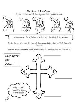 Printable Sign Of The Cross Worksheet