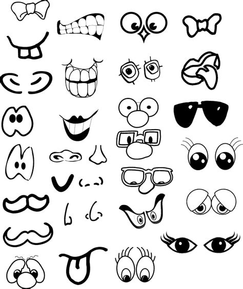 Printable Silly Faces