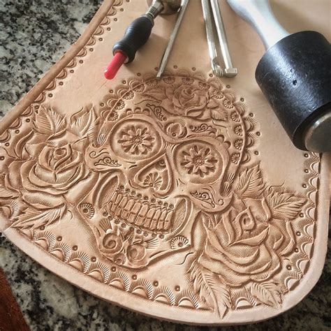 Printable Skull Leather Tooling Patterns