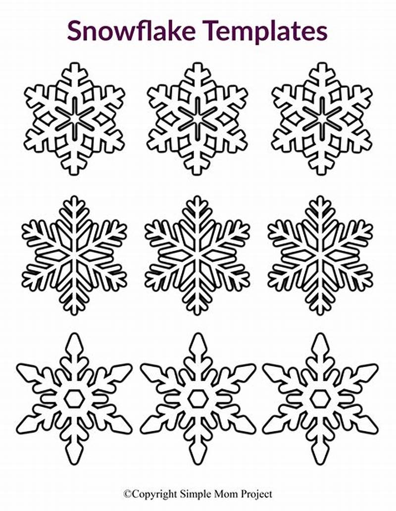 Printable Snowflake Patterns