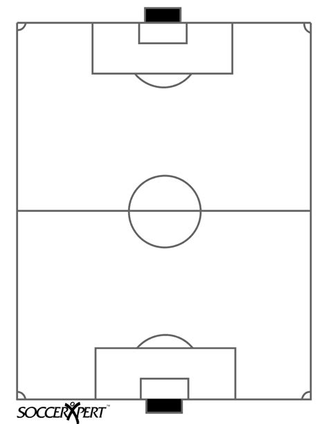 Printable Soccer Field For Coaches