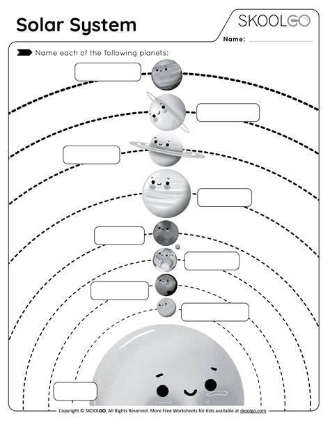 Printable Solar System Worksheets