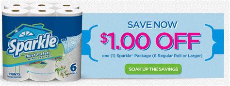 Printable Sparkle Paper Towel Coupon