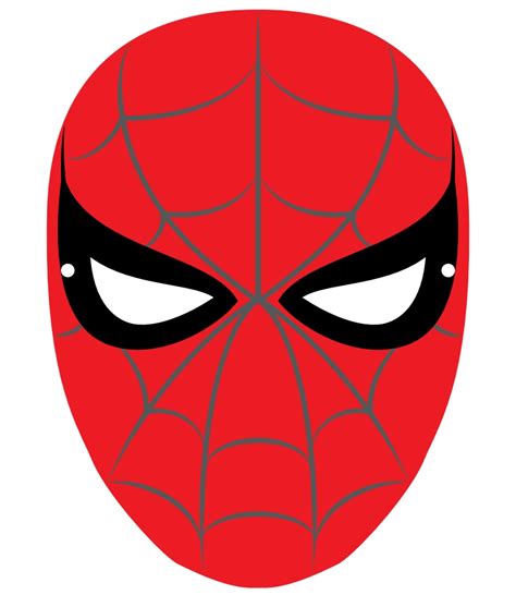 Printable Spiderman Face