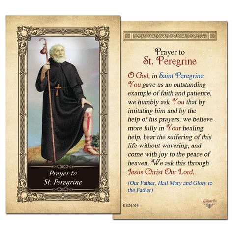 Printable St Peregrine Prayer