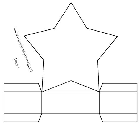 Printable Star Box Template