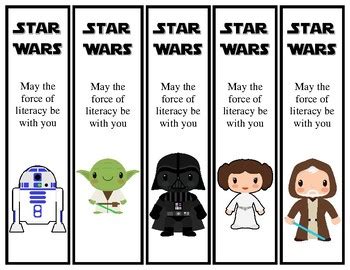 Printable Star Wars Bookmarks
