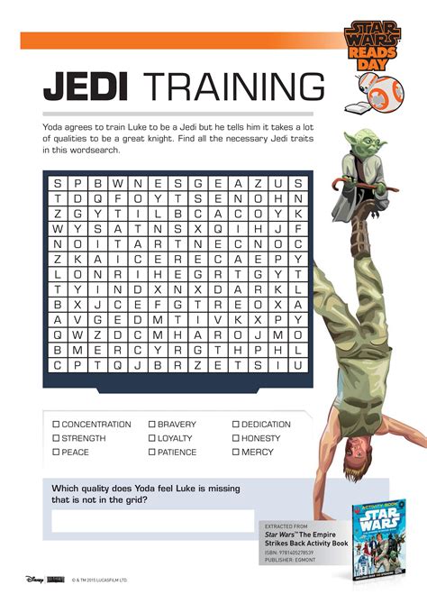 Printable Star Wars Worksheets