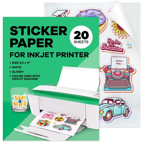 Printable Sticker Paper Inkjet