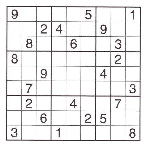 Printable Sudoku Hard