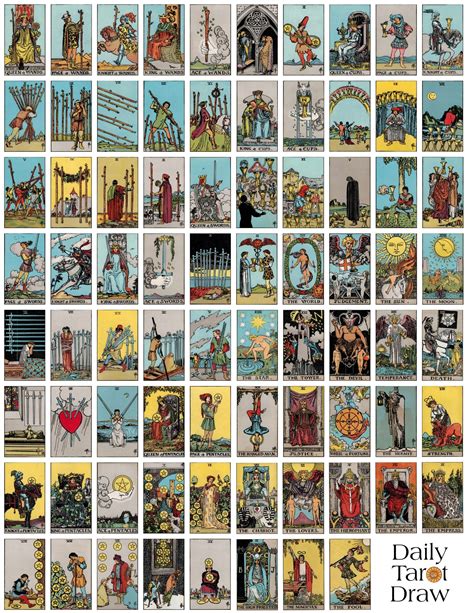 Printable Tarot Cards Pdf Free