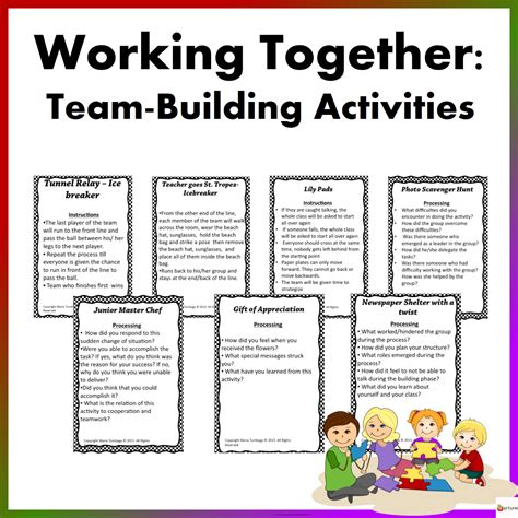 Printable Team Building Activities For Work