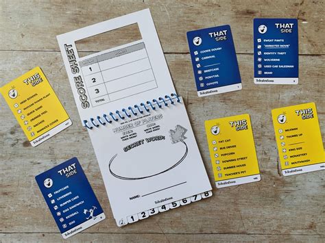 Printable Telestrations Cards