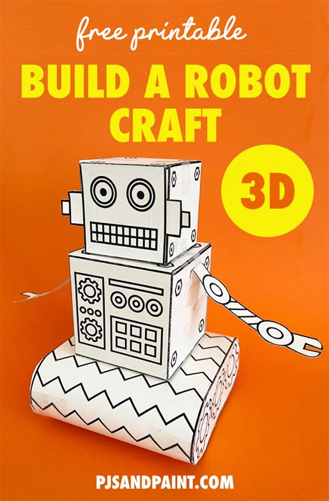 Printable Template Design Own Robot