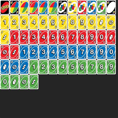 Printable Template Uno Cards