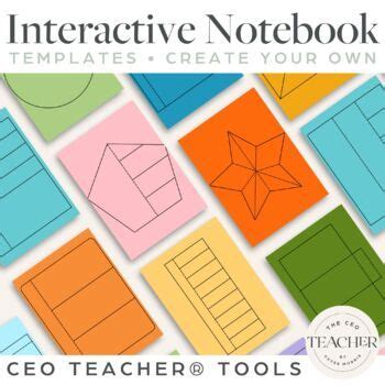 Printable Templates For Interactive Notebooks